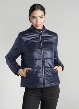 Куртка демисезонная водоотталкивающая и ветрозащитная для женщины esmara lidl 418847 xs темно-синий2 фото