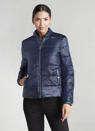 Куртка демисезонная водоотталкивающая и ветрозащитная для женщины esmara lidl 418847 xs темно-синий3 фото