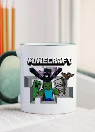 Чашка minecraft