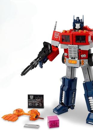 Конструктор 2в1 для взрослых transformers: optimus prime, 1508 деталей (6090)