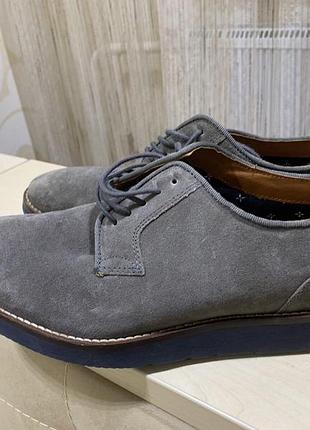 Шкіряні замшеві туфлі next розмір 41 на 26-26,5 см