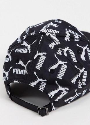 Puma bb aop cap 022944 01  кепка оригінал блайзер бейсболка унісекс чорна4 фото