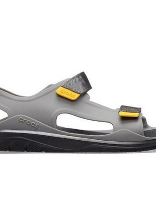 Сандалии crocs swiftwater expedition sandal slate grey/black р. m11\44\28.5 см 206526
