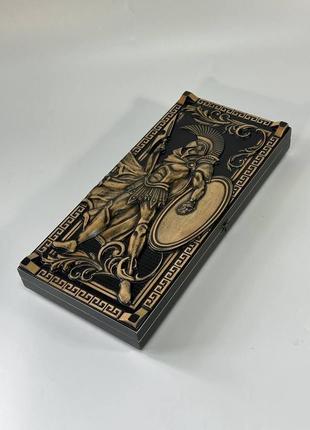 Нарды деревянные 50×23см, арт.193020, "легионер": изящный декор для вашего дома и увлекательная игра