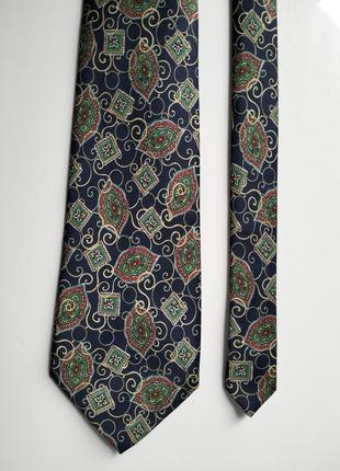 Чоловіча шовкова краватка галстук вінтаж
