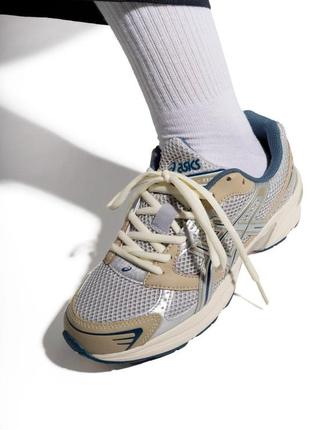 Asics gel-1130 кросівки чоловічі жіночі демі з сіткою весна осінь бежеві срібні сріблясті 🔝 мужские женские кроссовки топ качество беж серебряные3 фото