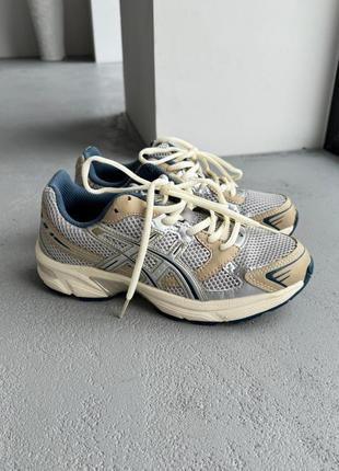 Asics gel-1130 кросівки чоловічі жіночі демі з сіткою весна осінь бежеві срібні сріблясті 🔝 мужские женские кроссовки топ качество беж серебряные10 фото