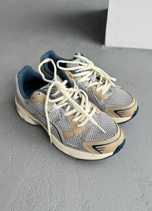 Asics gel-1130 кросівки чоловічі жіночі демі з сіткою весна осінь бежеві срібні сріблясті 🔝 мужские женские кроссовки топ качество беж серебряные9 фото