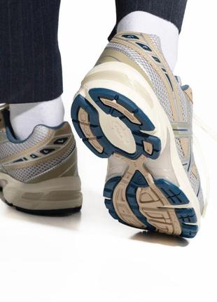 Asics gel-1130 кросівки чоловічі жіночі демі з сіткою весна осінь бежеві срібні сріблясті 🔝 мужские женские кроссовки топ качество беж серебряные7 фото