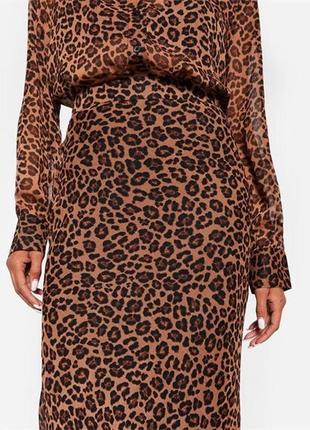 Леопардовая юбка2 фото