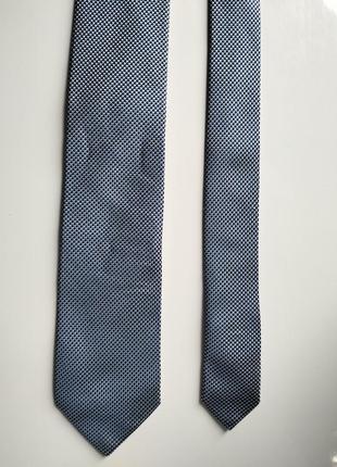Класична краватка галстук hugo boss синя2 фото