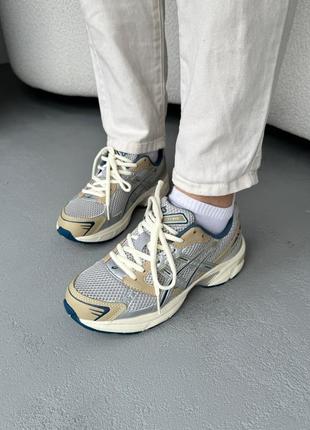 Asics gel-1130 кросівки чоловічі жіночі демі з сіткою весна осінь бежеві срібні сріблясті 🔝 мужские женские кроссовки топ качество беж серебряные4 фото