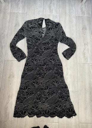 Кружевное мереживна сукня платье zara1 фото
