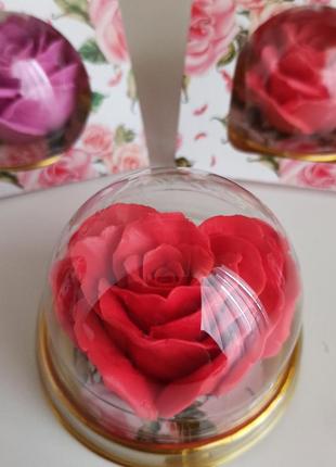 Троянда з мила подарунок комплемент до свята весни1 фото