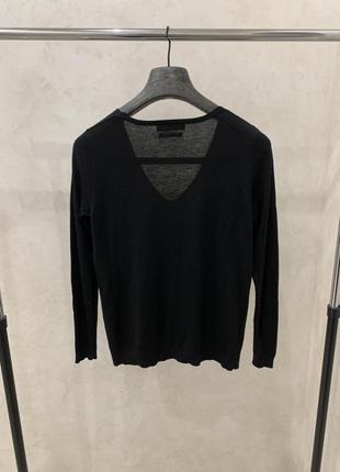 Кашеміровий светр джемпер mango чорний6 фото
