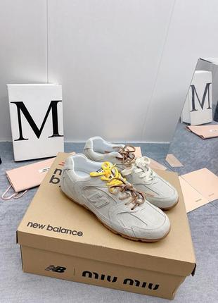 Кросівки  в стилі miu miu new balance тренд 2024 35-45 унісекс