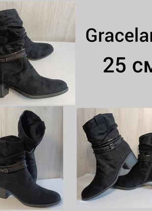 Ботильйони, демісезонні черевики graceland 25см (39-40р.).