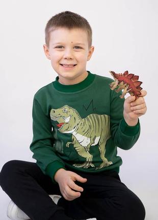 Костюм теплий динозавр для хлопчиків 104-134