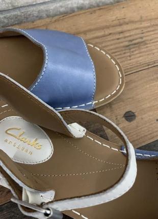 Шкіряні босоніжки/сандалі clarks р. 39-39,57 фото