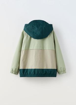 Куртка, вітровка zara, колекція 2024, на 140 см( 9-10 р)2 фото