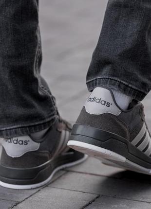 Мужские демисезонные спортивные кроссовки чоловічі осінні весняні спортивні кросівки adidas entrap6 фото