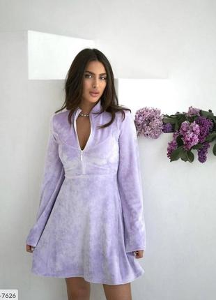 Сукня платье велюр бархат молния