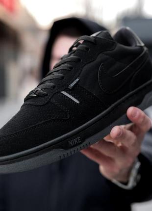 Кросівки nike squash-type full black  мужские демисезонные спортивные кроссовки чоловічі осінні весняні кросівки2 фото