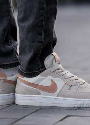 Кросівки nike squash-type beige  мужские демисезонные спортивные кроссовки чоловічі осінні весняні спортивні кросівки3 фото