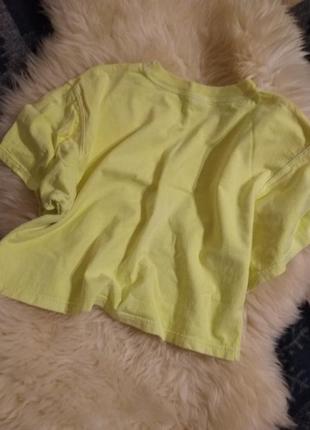 Кроп-футболка хлопок