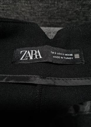 Чорні брюки zara з високою посадкою в ідеальному стані9 фото