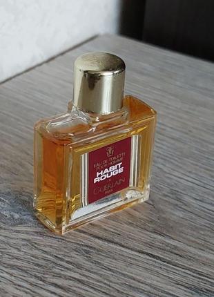 Habit rouge guerlain, еdt, оригинал, винтаж, редкость, миниатюрка, vintage