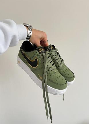 Air force 1 low '07 double swoosh olive