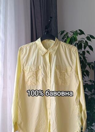 Хлопковая женская рубашка, размер m,l,xl, тоненькая, легесечка👌