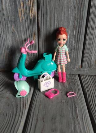 Набір polly pocket модниця на колесах