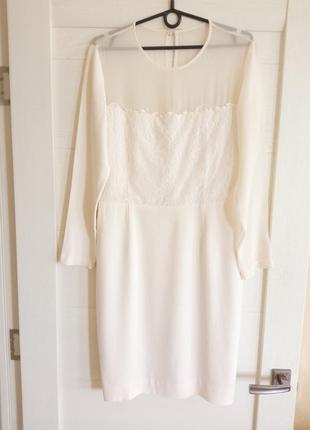 Неймовірна мереживна біла сукня від by malene birger6 фото