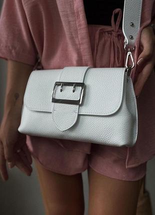 Сумка через плечо женская кожа италия модная кроссбоди ts000104