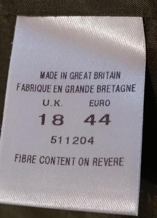 Брендовий 100% вовна  стильний  жакет піджак блейзер р.18 / 44 від alexon великобританія в клітинку5 фото