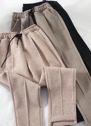 Шикарні вовняні брючки 💥+великий розмір  шерсть брюки штани5 фото