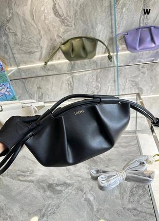 Сумка loewe paseo / dumpling bag 8 кольорів / cow horn bag. під замовлення 20%