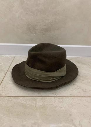 Вовняний вінтажний капелюх шляпа
