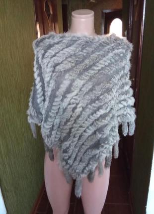 Тепле пончо, кролик 7