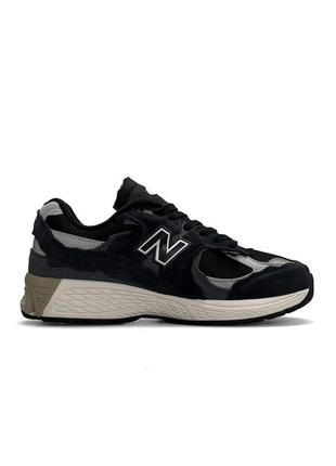 Чоловічі кросівки темно сині new balance 2002r dark navy