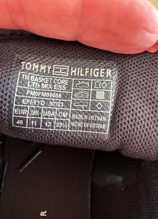 Шкіряні чоловічі кросівки tommy hilfiger р. 46 по устілці 29,5 см. оригінал9 фото