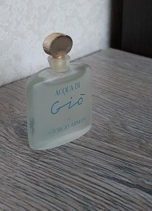 Acqua di gio giorgio armani, edt, оригинал, винтаж, редкость, миниатюрка, vintage