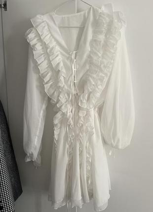 Біла сукня ivina boutique1 фото