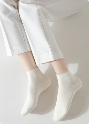 Нові жіночі коттонові низькі шкарпетки1 фото