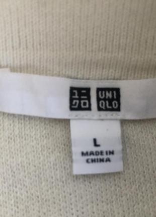 Оригинальное платье - поло в полоску от uniqlo, размер l (xl)4 фото