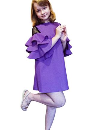 Екслюзивна дитяча-підліткова сукня з воланами.опт/роздріб1 фото