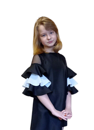 Екслюзивна дитяча-підліткова сукня з воланами.опт/роздріб2 фото