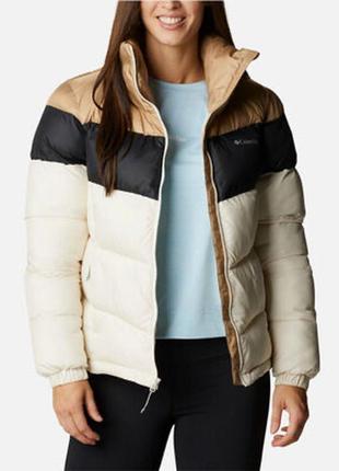 Женская куртка columbia puffect color blocked jacket - теплый, легкий пуховик